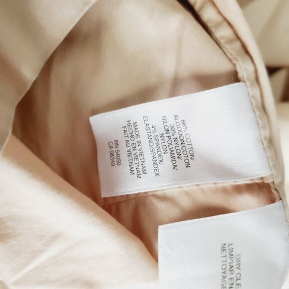 Anne Klein Cotton Safari Preppy Old Money Belted Button Down Shirt Dress 12 - Picture 7 of 8